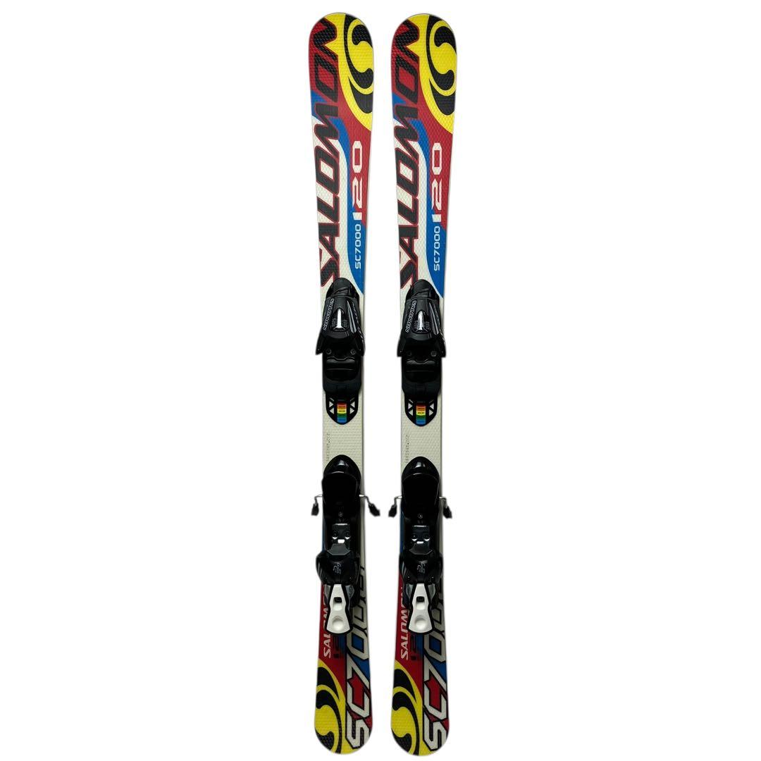 【美品】SALOMON SC7000 ショートスキー サロモン 120cm