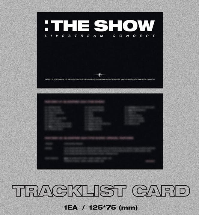 BLACKPINK 2021［THE SHOW］ DVD 新品未開封　廃盤