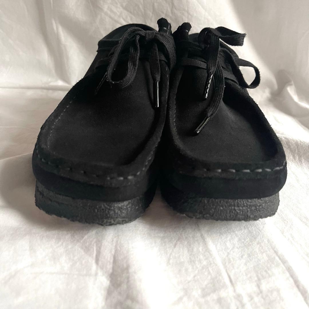 【美品】クラークスオリジナル　ワラビー　25.5cm ブラック