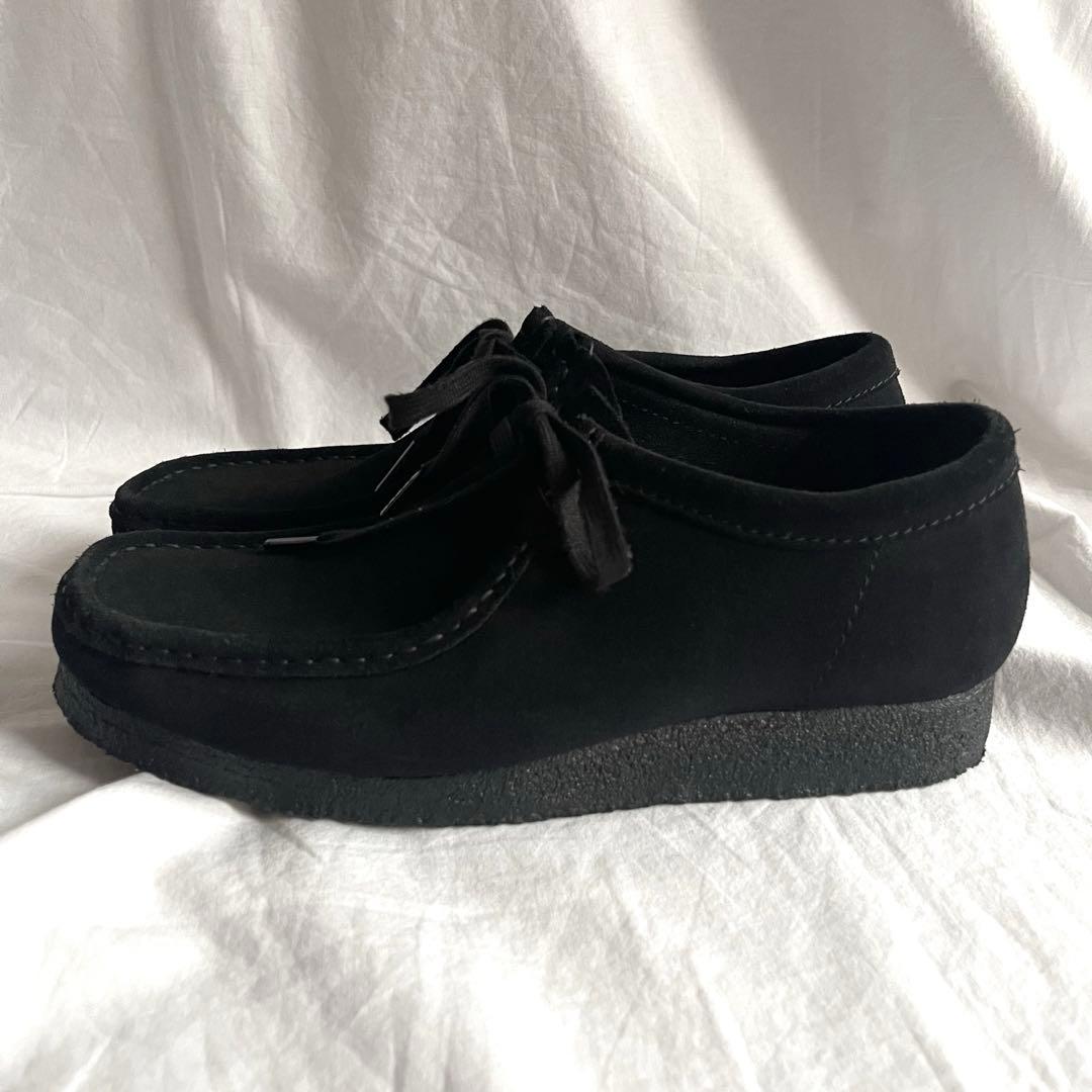 【美品】クラークスオリジナル　ワラビー　25.5cm ブラック