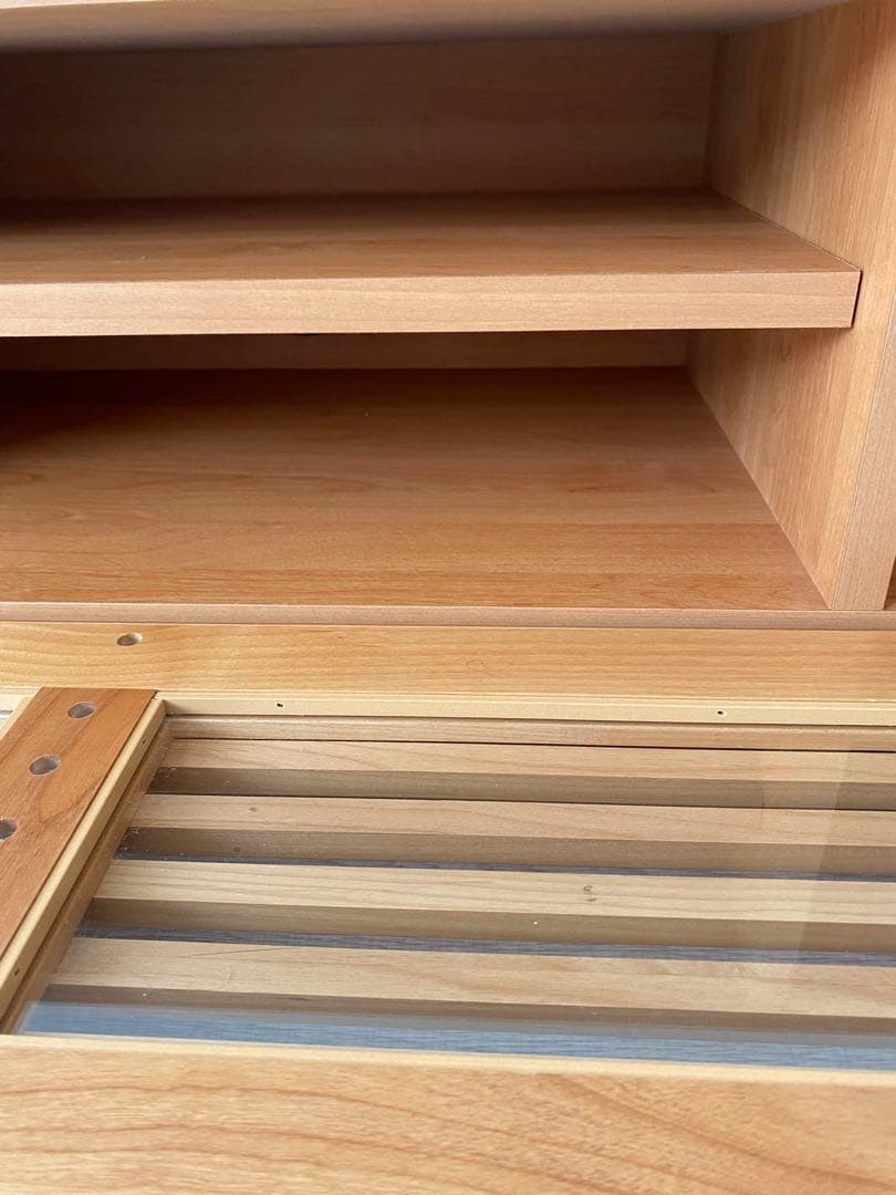 アルダー材 日本製 テレビ台 コーナー 幅100 大川家具