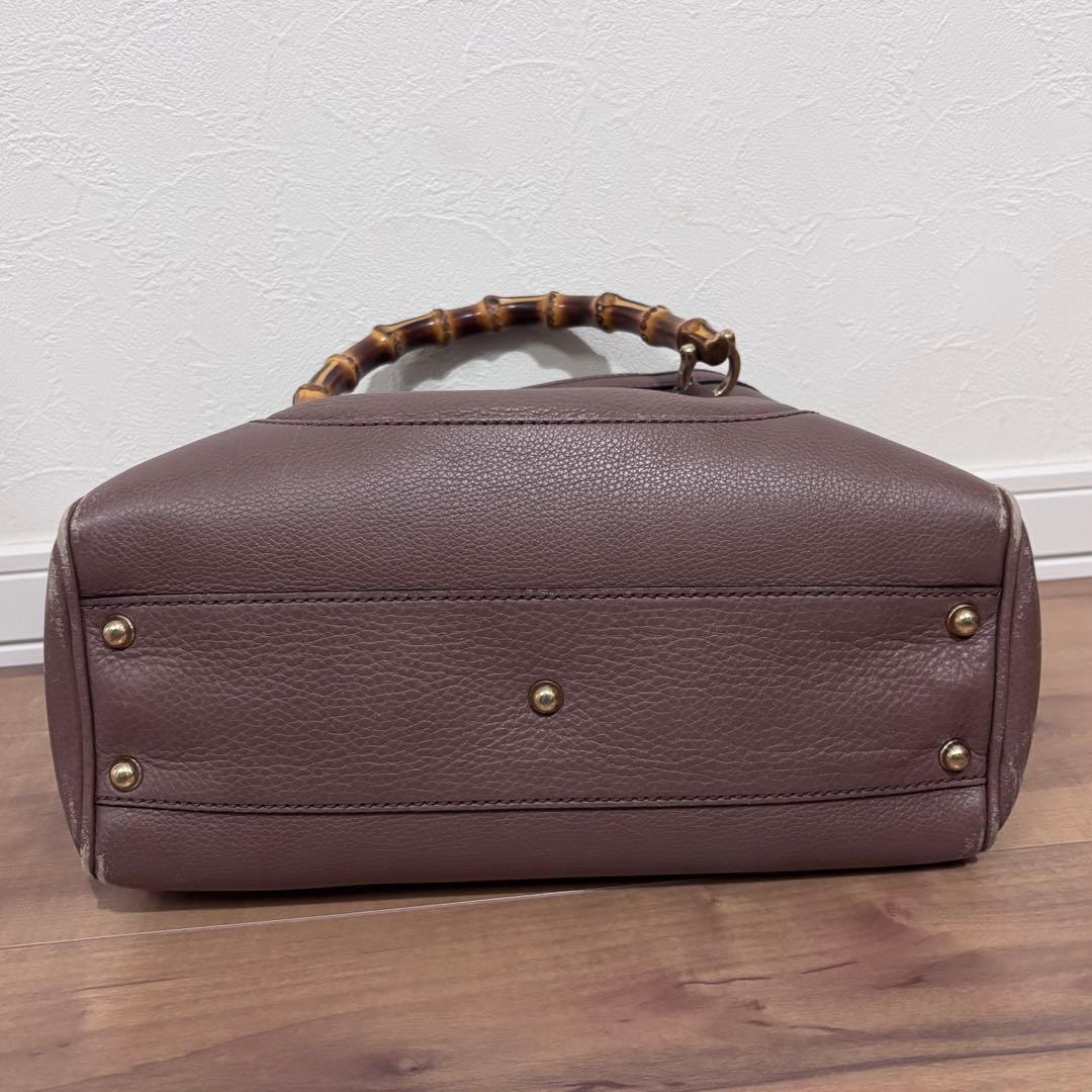 GUCCI バンブーショルダーバッグ ハンドバッグ