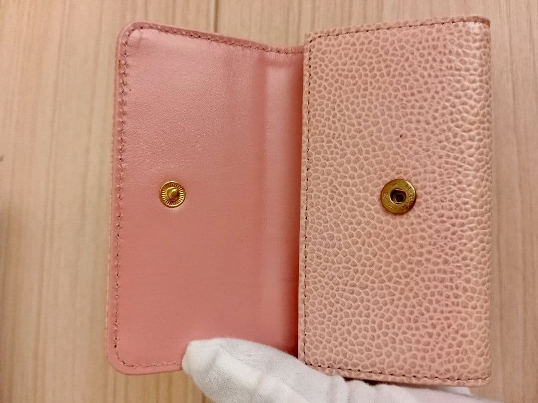 【広夢様ご購入予定の商品】CHANEL ピンク レザー キーケース
