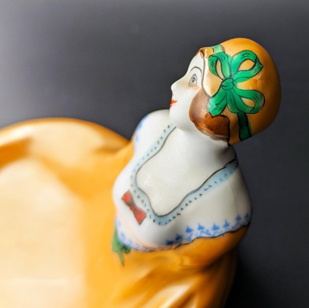 1918年頃オールドノリタケ デコレディ ラスター彩 アールデコ M-JAPAN