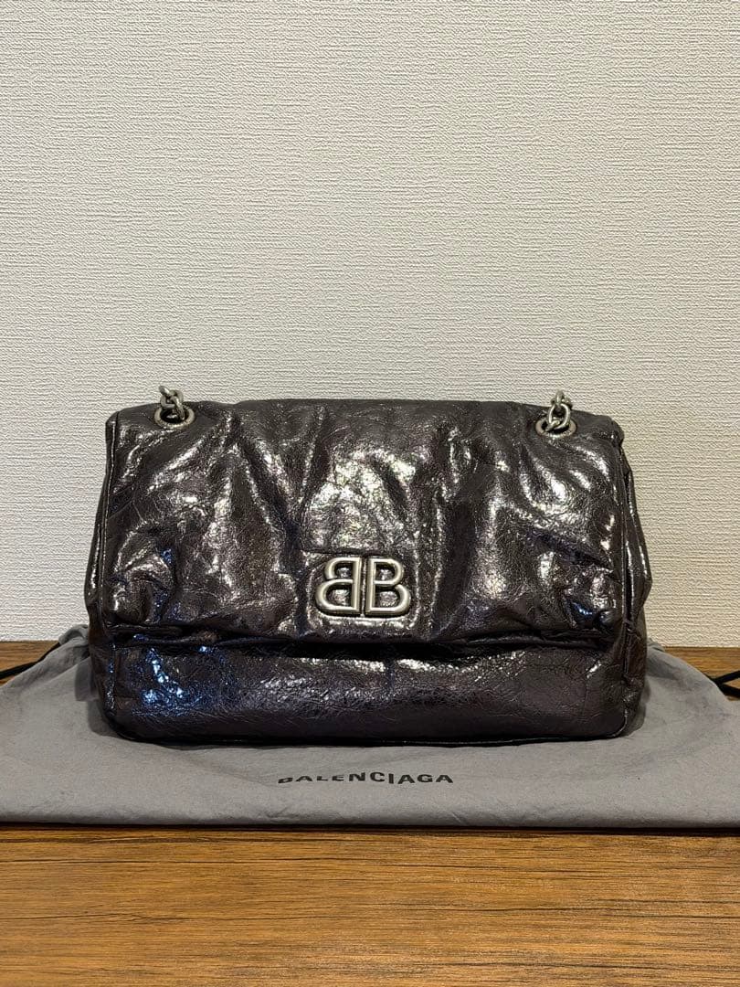 BALENCIAGA Monaco Small モナコ スティールグレー