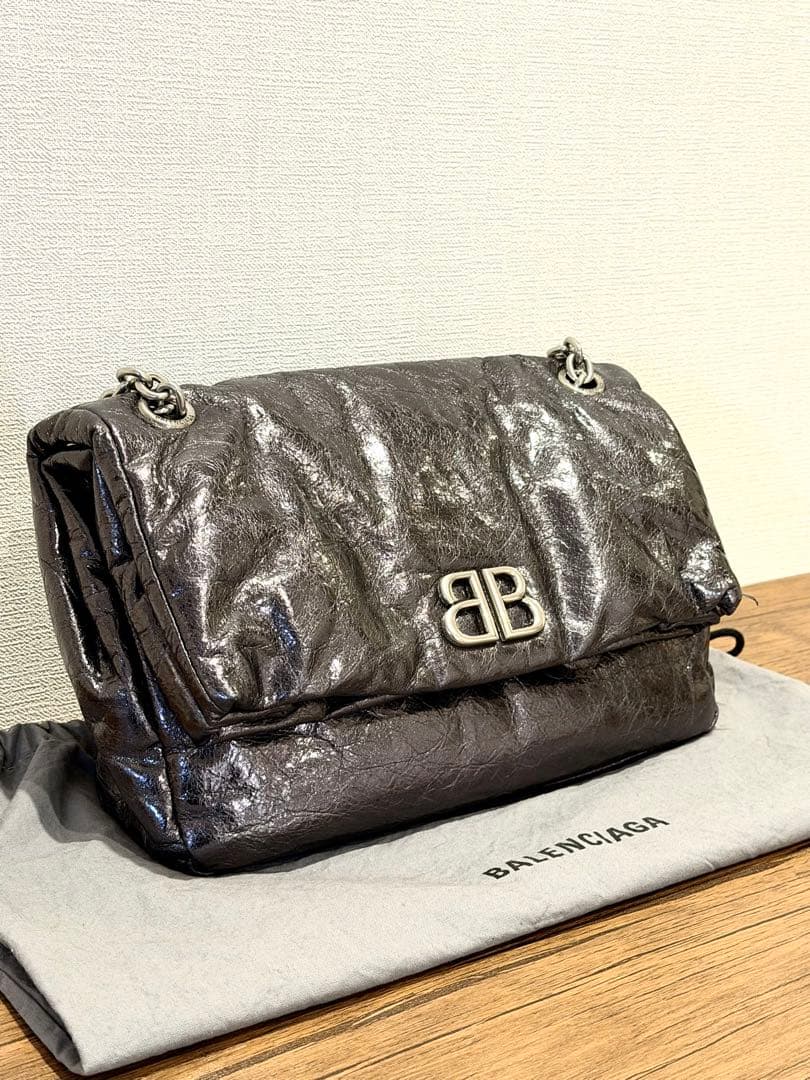 BALENCIAGA Monaco Small モナコ スティールグレー