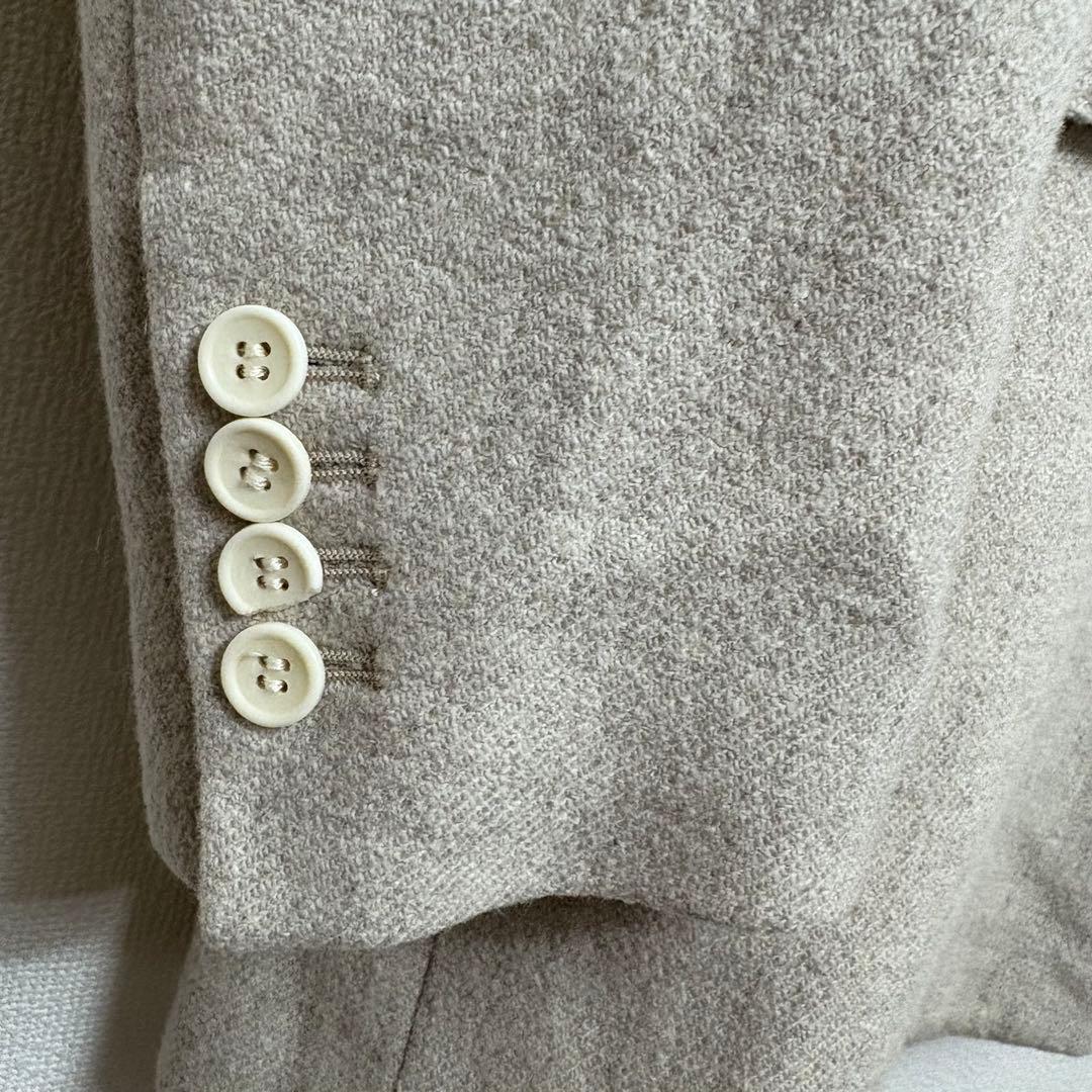 美品✨【PLAGE】ビッグシルエット テーラードジャケット ウール ベージュ