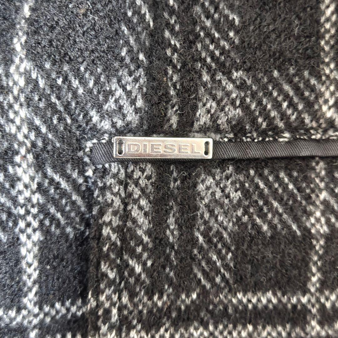 DIESEL チェスターコート XL LL チェック