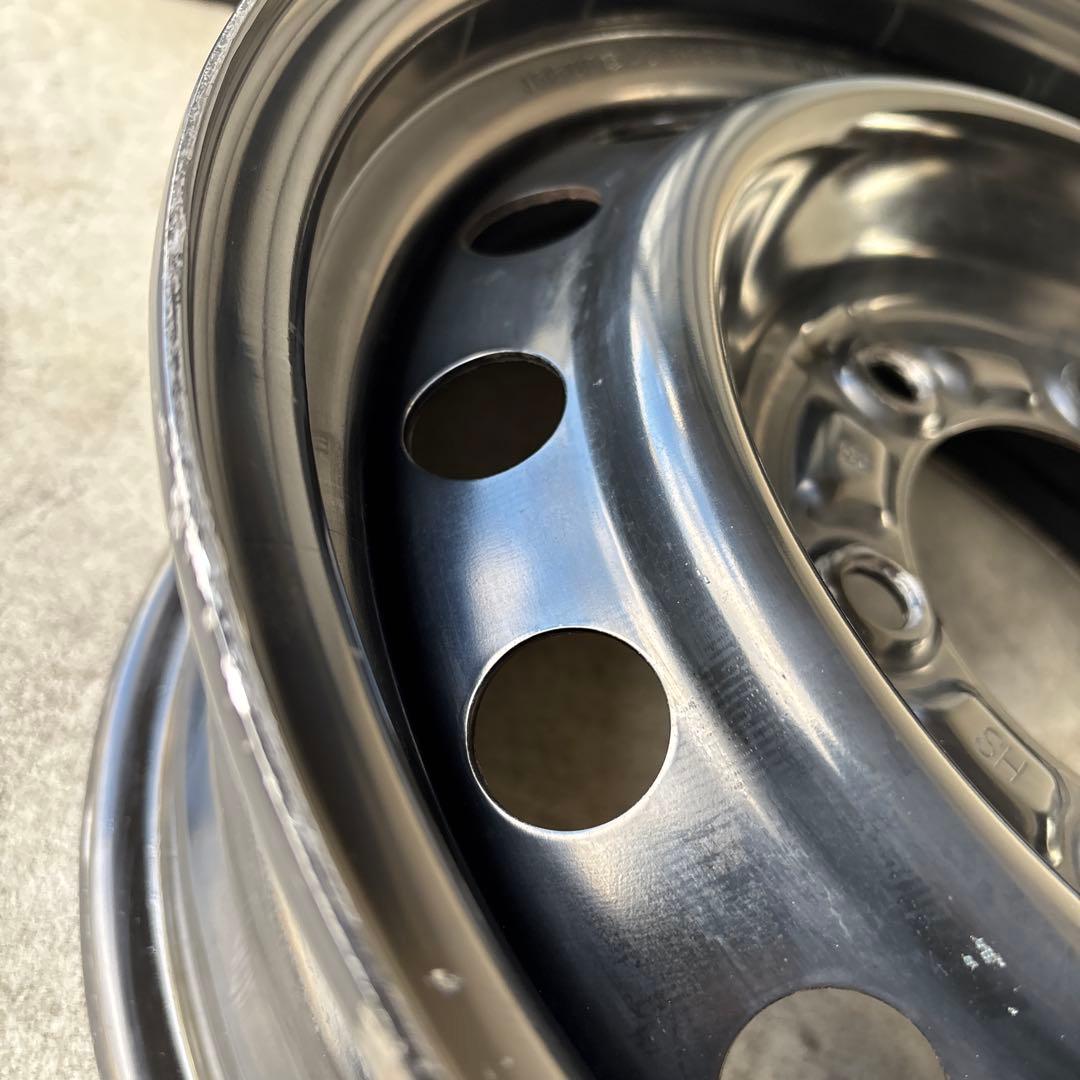 明日発送します‼️200系ハイエース純正ホイール　4本セット15×6J