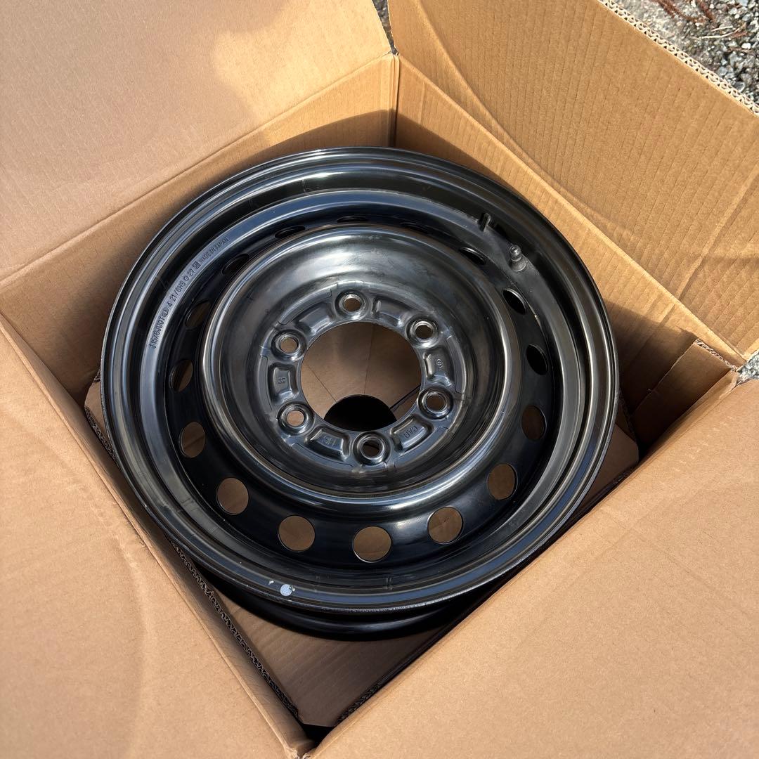 明日発送します‼️200系ハイエース純正ホイール　4本セット15×6J