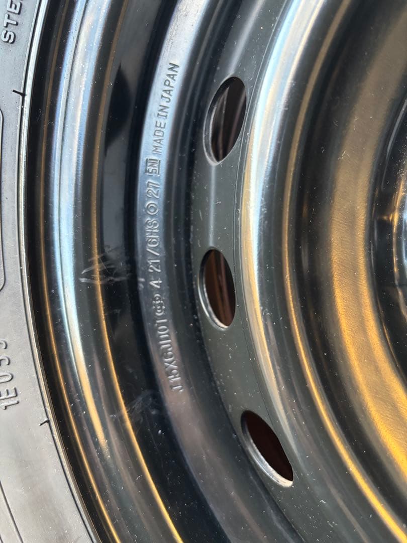 明日発送します‼️200系ハイエース純正ホイール　4本セット15×6J