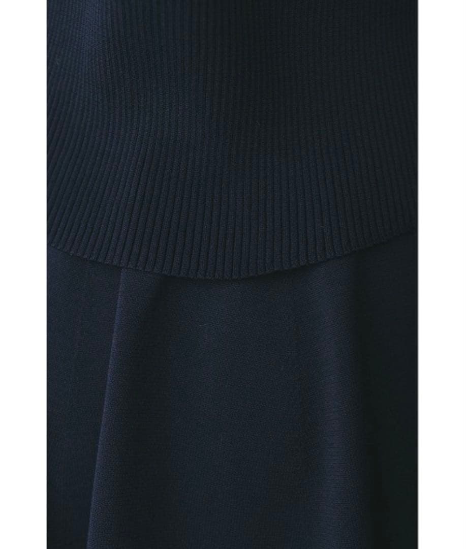 style mixer 2ピースポロニットワンピース　ネイビー