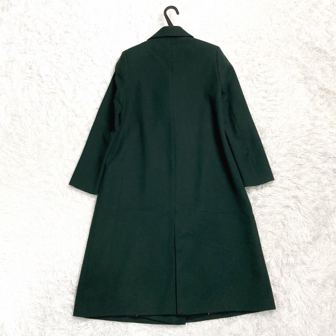あき 美品✨ポールスミス ダブルチェスターコート グリーン マルチカラー
