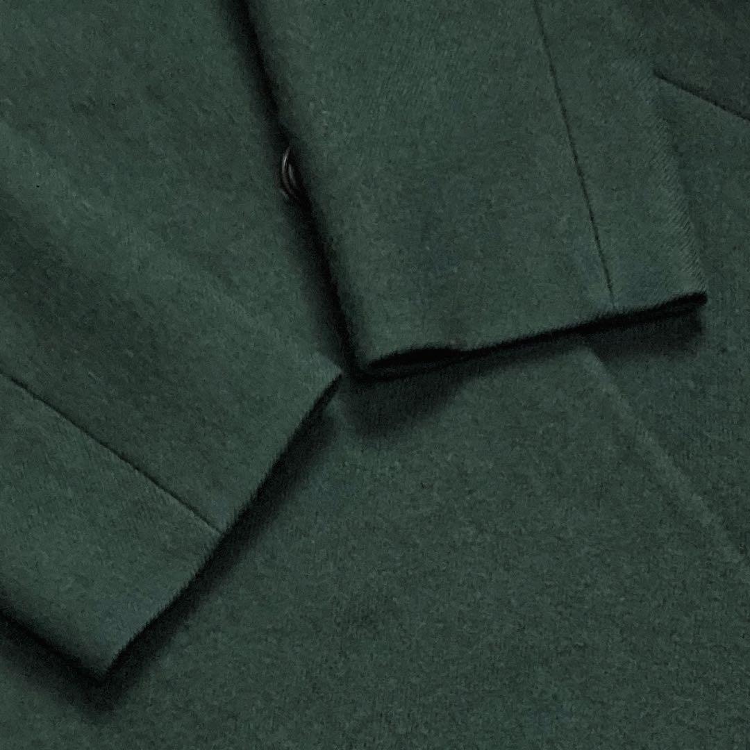 あき 美品✨ポールスミス ダブルチェスターコート グリーン マルチカラー