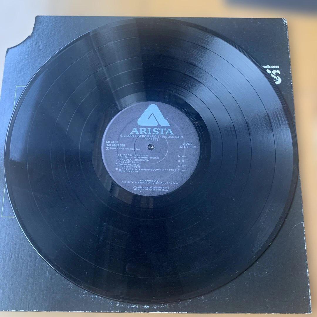 洋楽 Gil Scott-Heron - Secrets(1978 LP)
