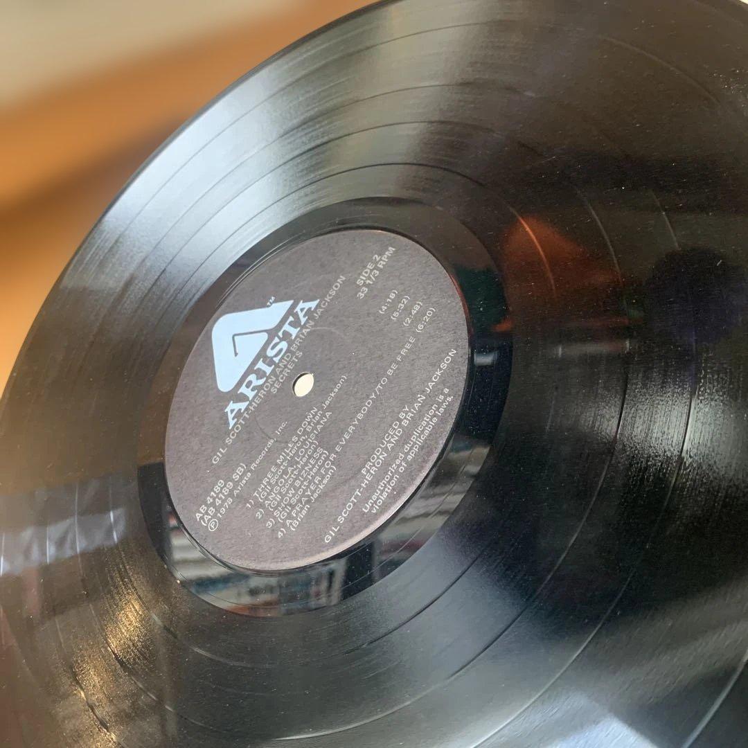 洋楽 Gil Scott-Heron - Secrets(1978 LP)