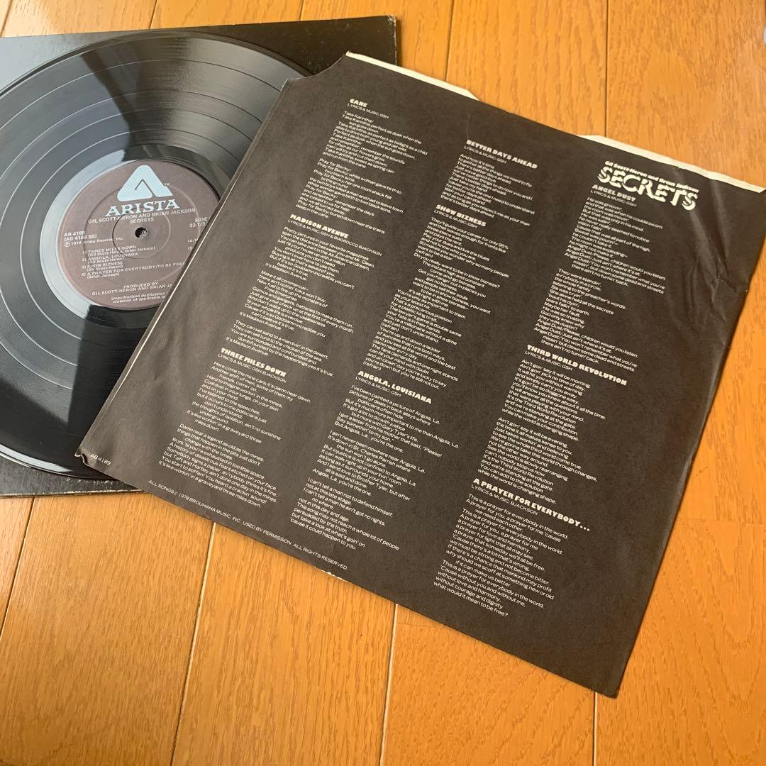 洋楽 Gil Scott-Heron - Secrets(1978 LP)