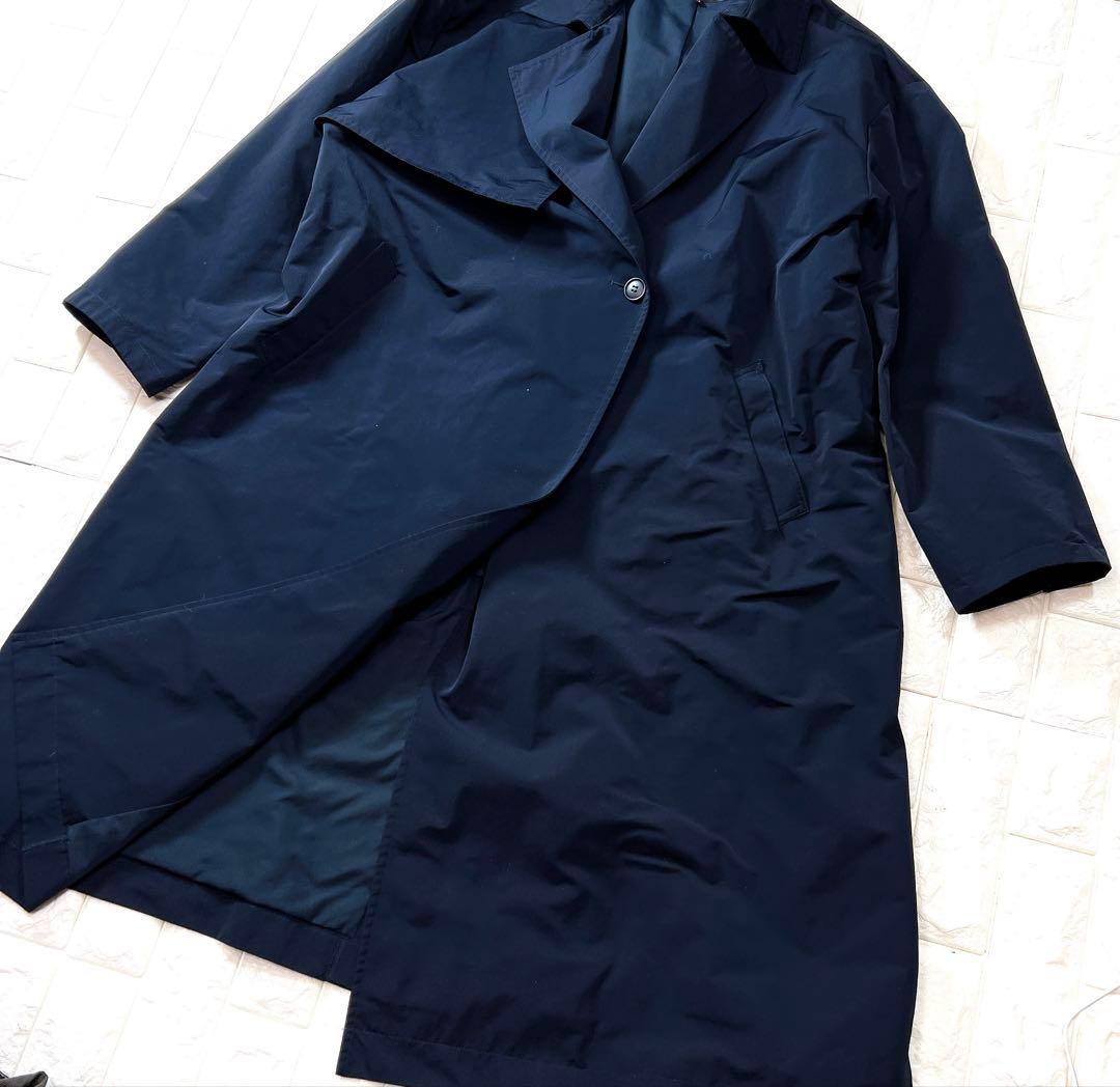 INDIVI フードライナー付き スプリングコート トレンチ オールシーズン