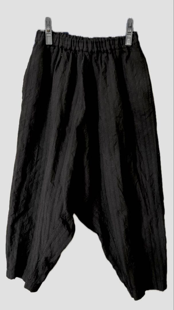 COMME des GARÇONS ブラック サルエルパンツ S