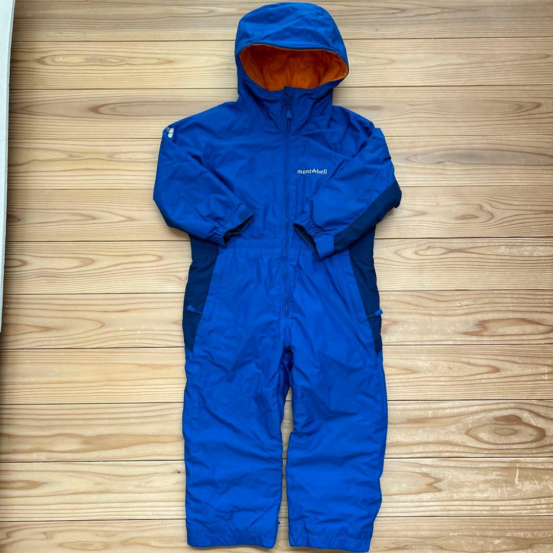 mont-bell 子ども用スキーウェア サイズ100 青