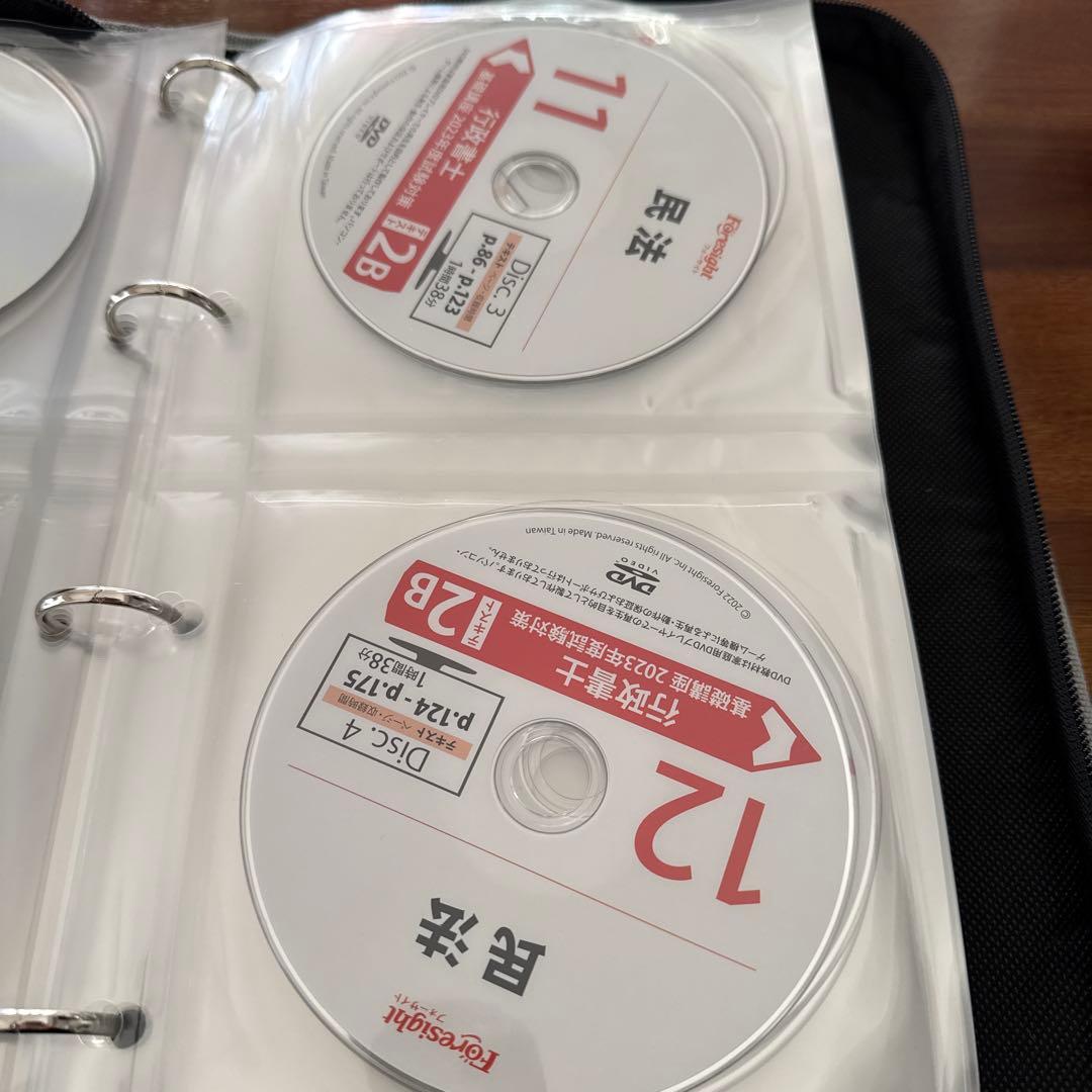 フォーサイト　行政書士講座　2023年度　DVD全46枚