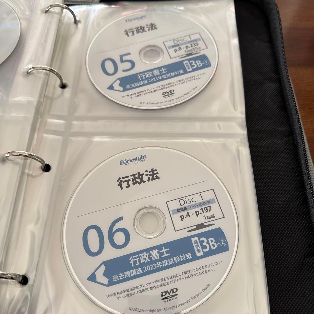 フォーサイト　行政書士講座　2023年度　DVD全46枚