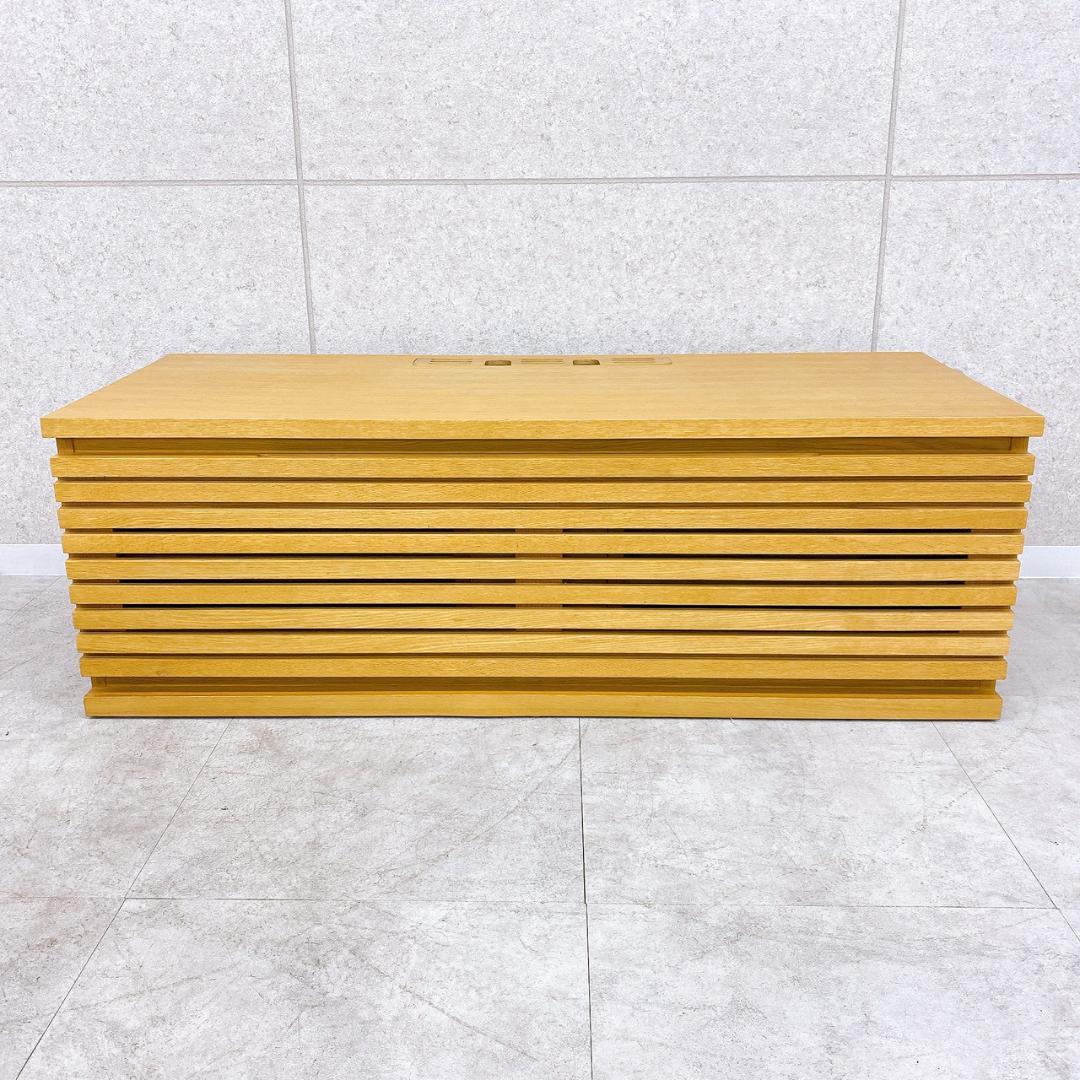 【大塚家具】テレビボード ナラ材 幅120.5cm ローボード AVボード