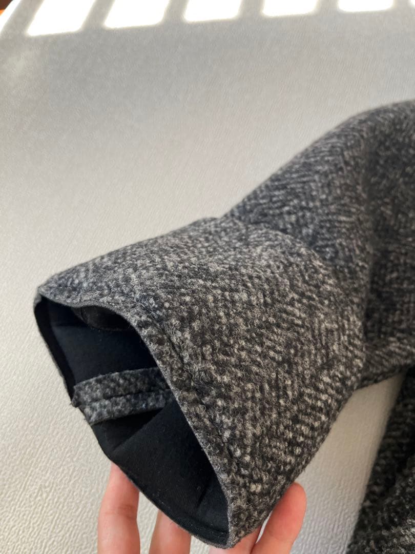 Demi-Luxe BEAMS ダブルブレストチェスターコート グレー系　36