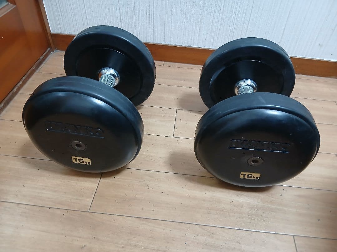 ②IVANKO(イヴァンコ) SDKR ダンベル(ラバー) 16kg x 1個