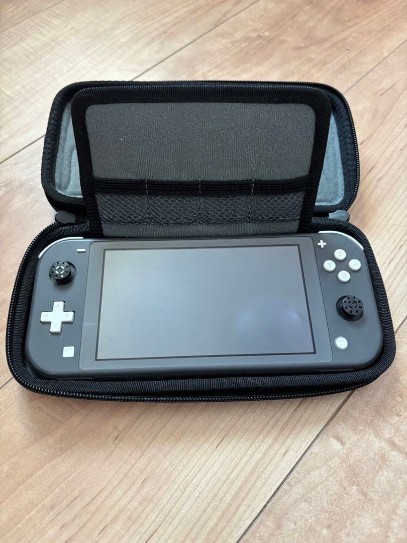 Nintendo Switch Lite グレー キャリングケース付ジャンク