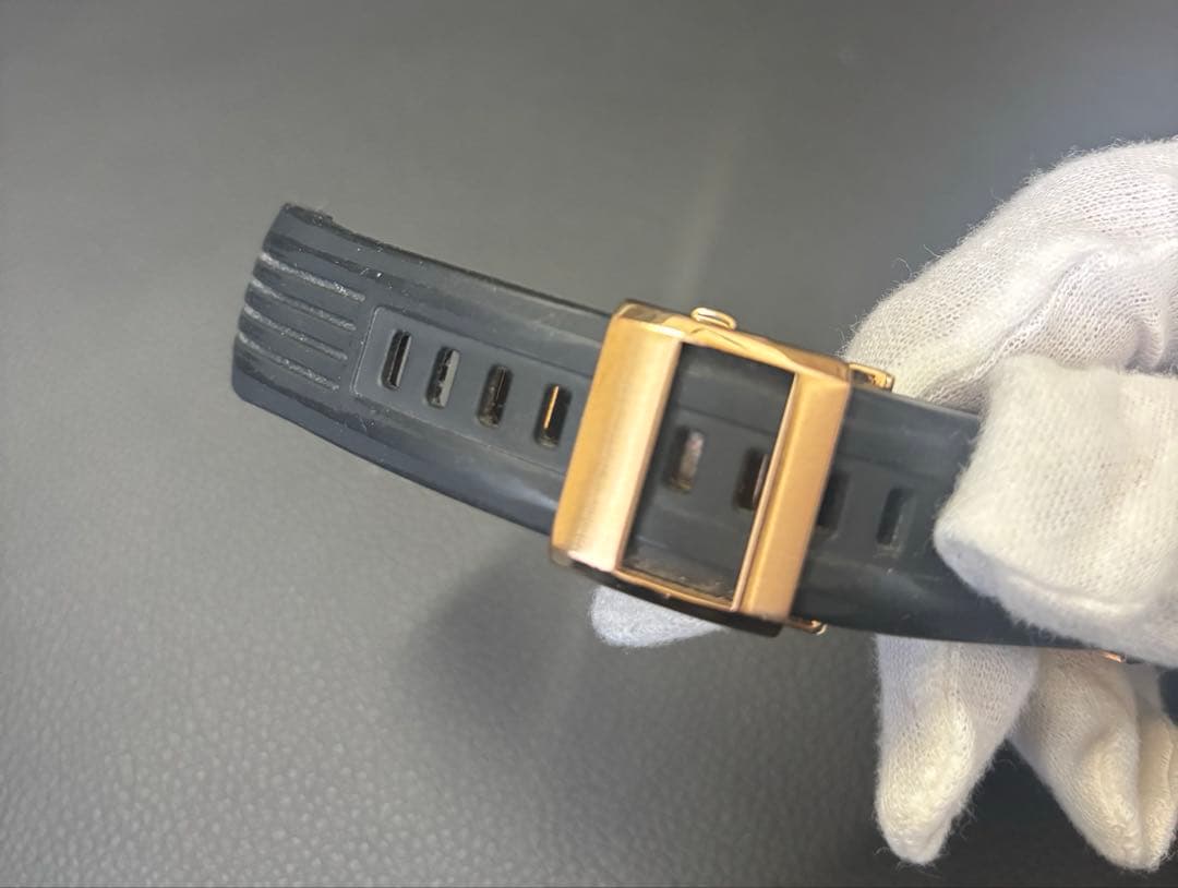 セイコーアストロン ラバーベルト ゴールドDバックル　SBXB055