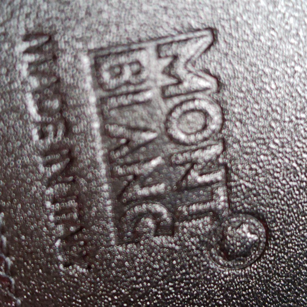 しんぺい67　MONTBLANC 二つ折り財布 ブラック　(KT刻印付)