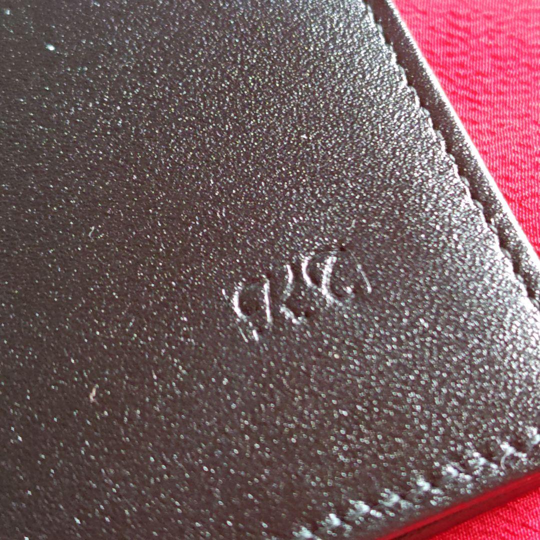 しんぺい67　MONTBLANC 二つ折り財布 ブラック　(KT刻印付)