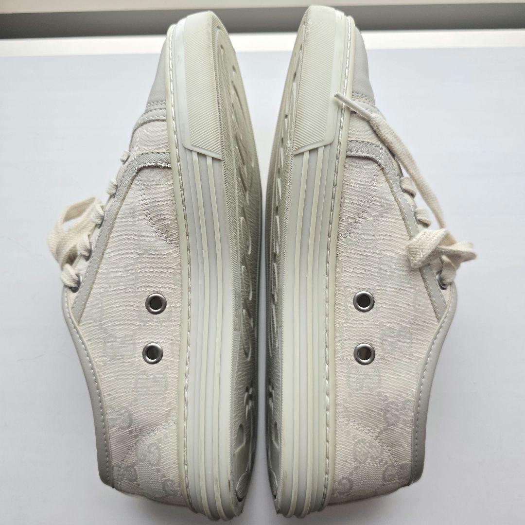 グッチ　GG柄　426189 スニーカー キャンバス アイボリー