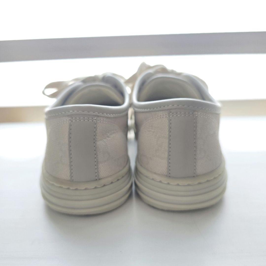 グッチ　GG柄　426189 スニーカー キャンバス アイボリー