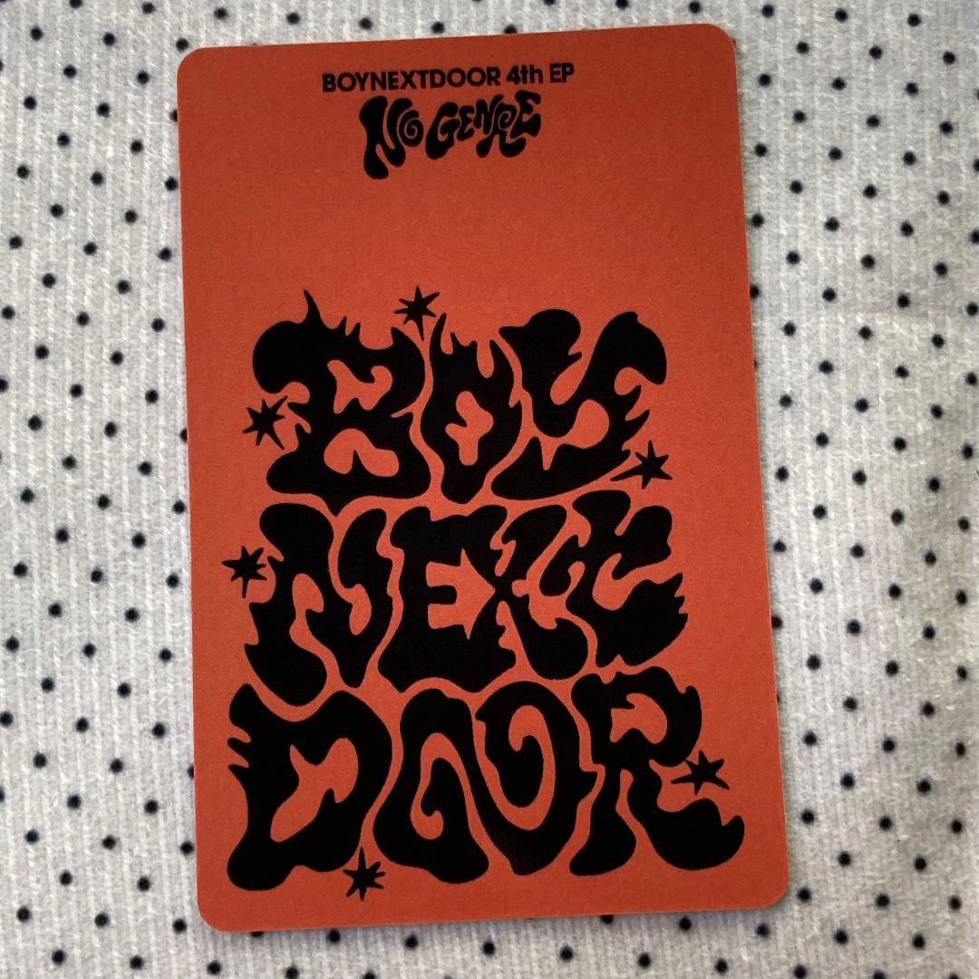 ジェヒョン No Genre Walmart BOYNEXTDOOR トレカ