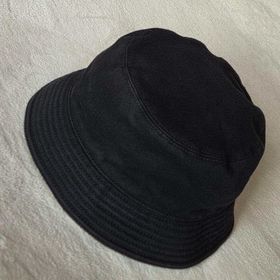 PRADA バケットハット XL 黒 正規品 コットン イタリア製