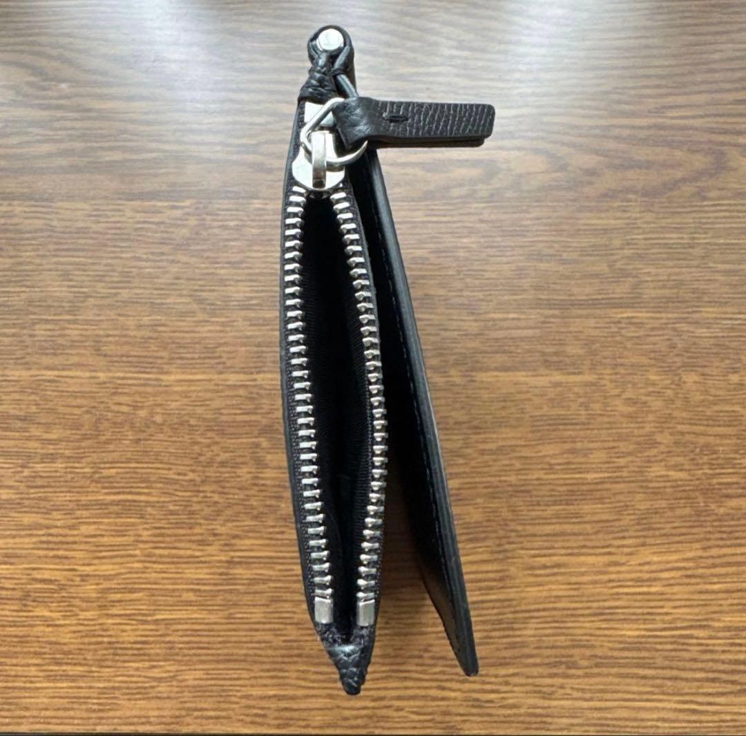 ブラック マネークリップ ジッパー付き