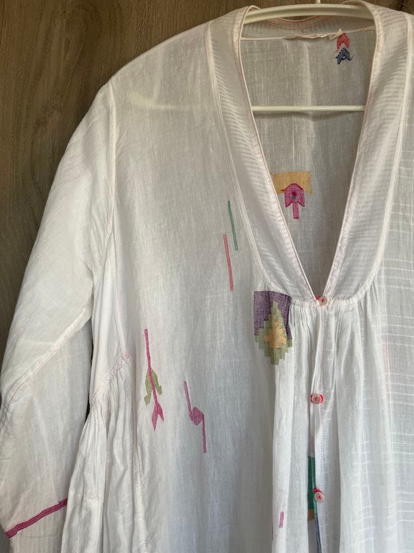 週末値下！【美品】injiri＊インジリ＊ミシンステッチ＊ワンピース