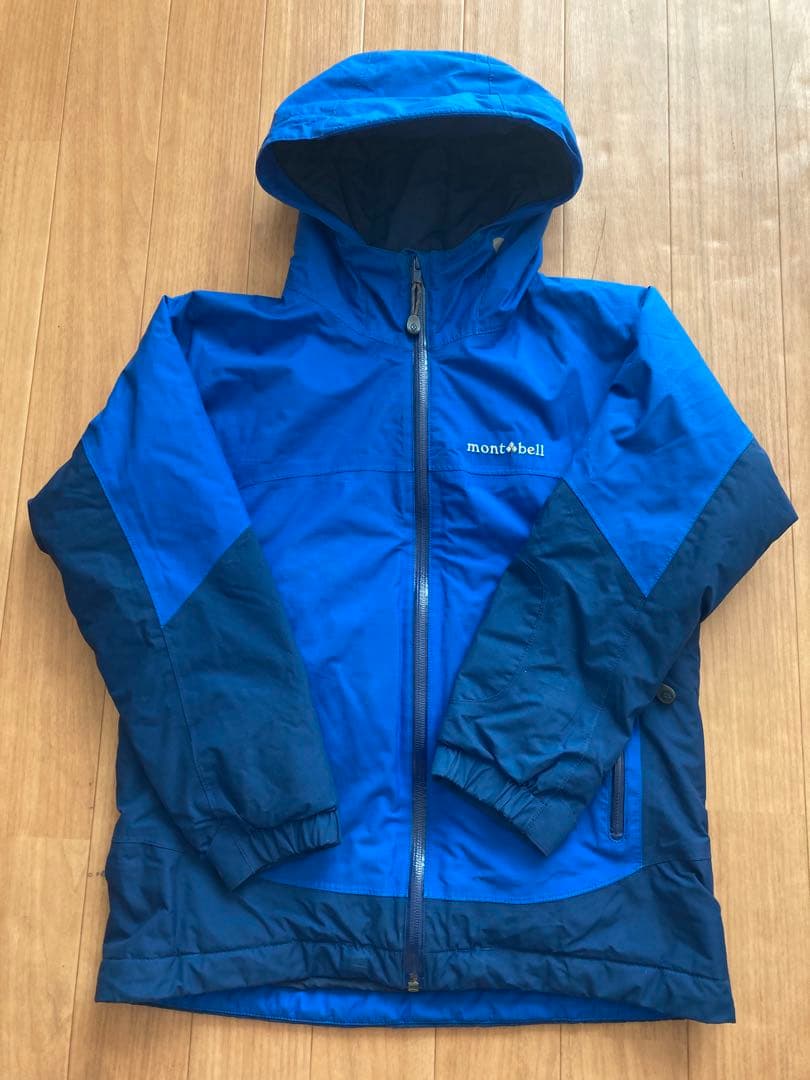 mont-bell スキーウェア 140 上下セット　パウダーステップパーカー