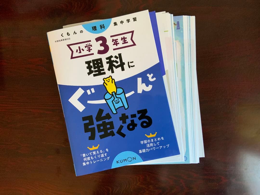 【未使用・断裁済み】くもん14冊セット　小学生　3年生