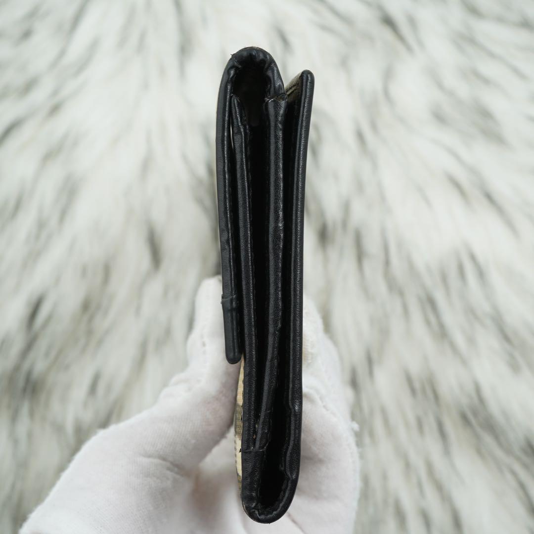 極美品　BURBERRY LONDON 長財布　ノバチェック　ブラック　人気