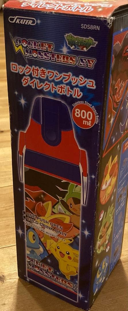 新品品薄　ロック付きワンプッシュ　ダイレクトボトル　ポケットモンスターXY