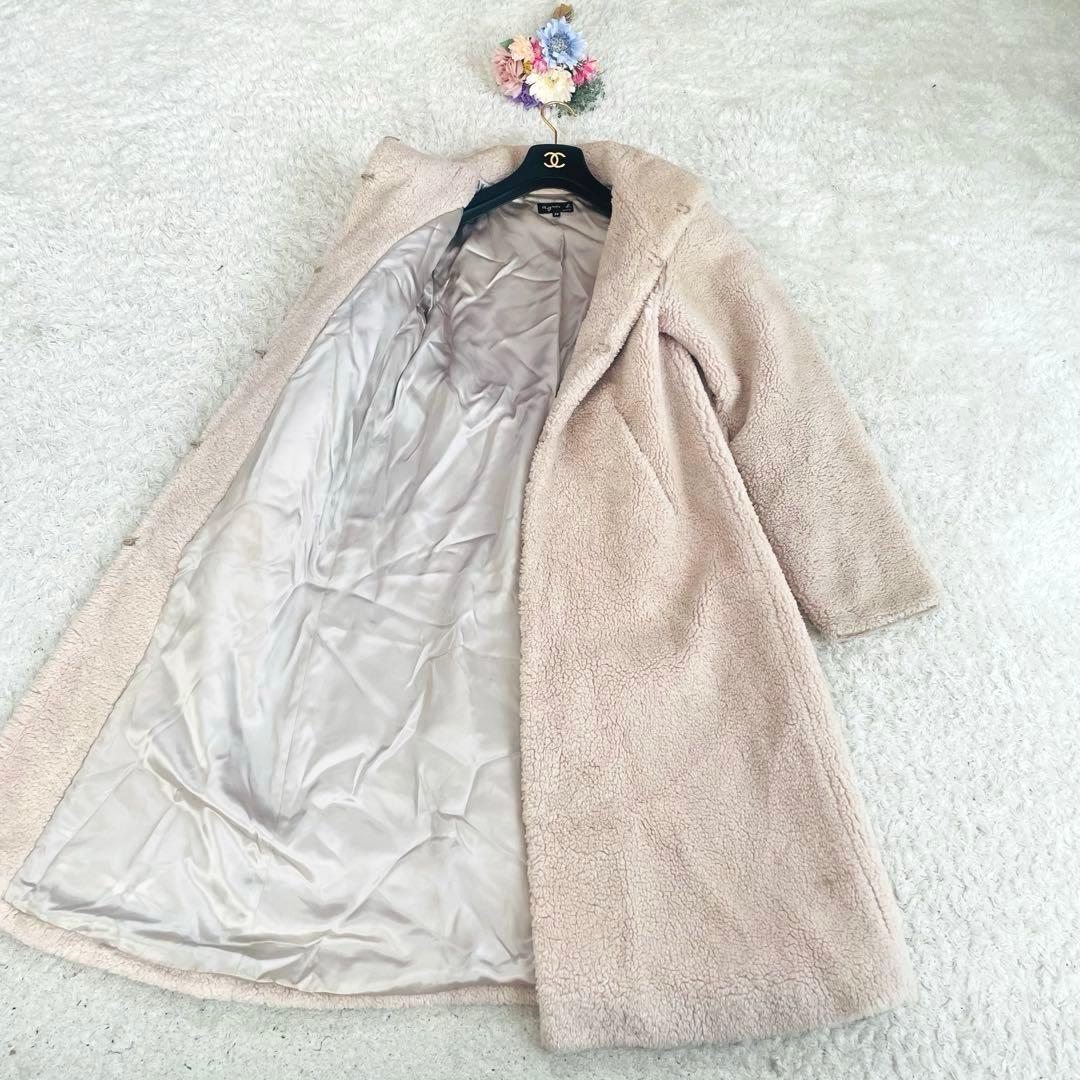 あったか✨アニエスベー♡ボアコート　ロングコート　オーバーサイズ