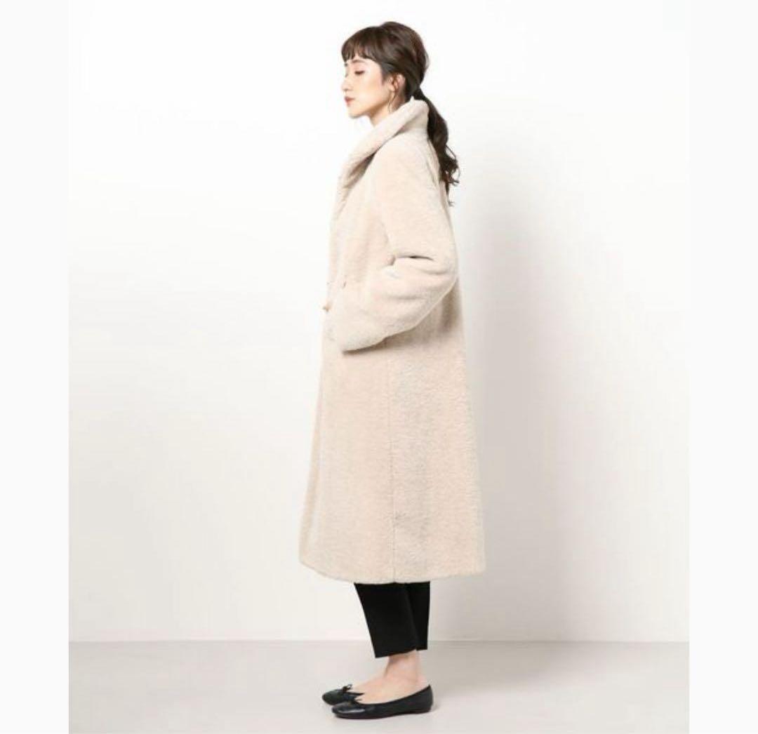 あったか✨アニエスベー♡ボアコート　ロングコート　オーバーサイズ