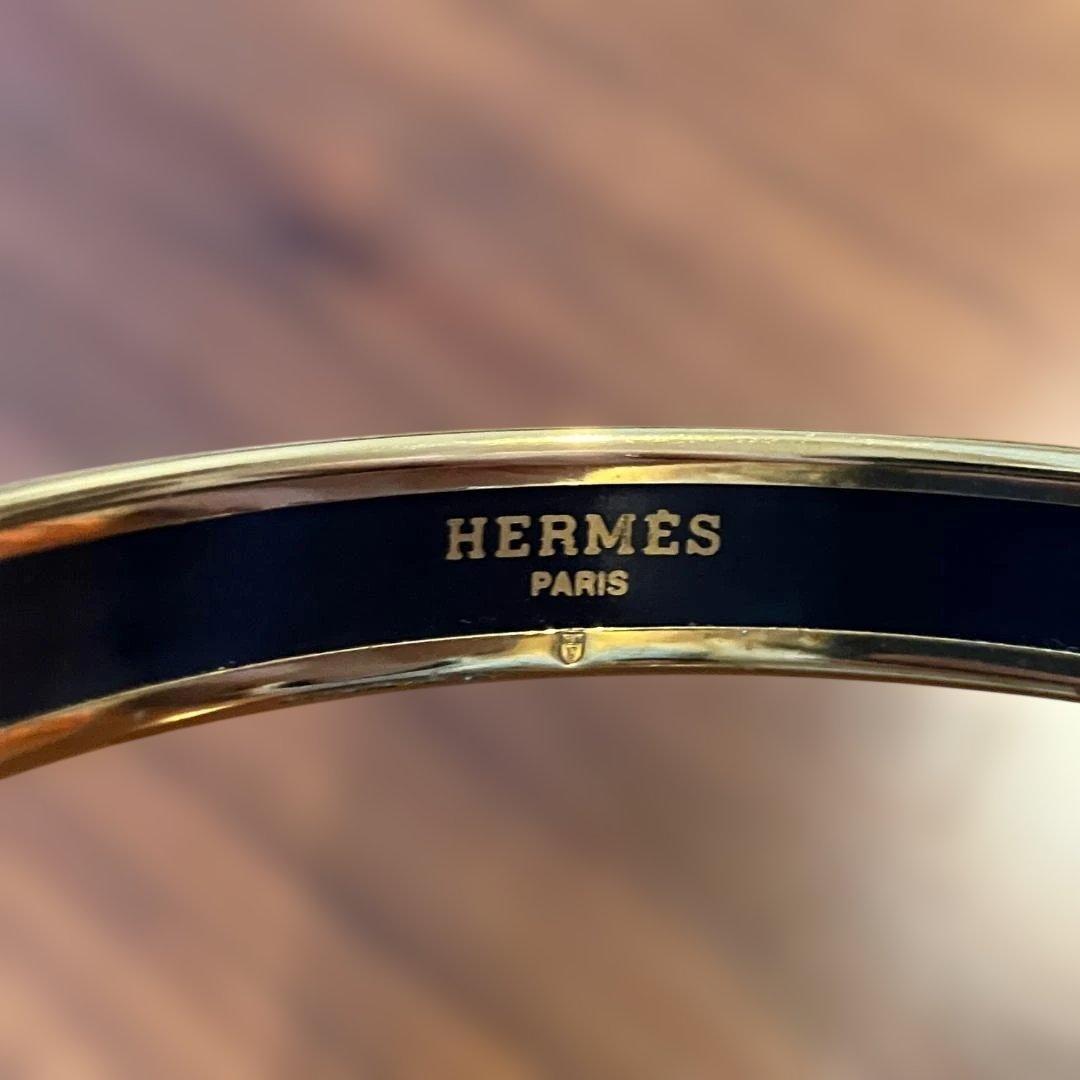 HERMÈS エルメス　エマイユ 　バングル　イヤクリップ　ヴィンテージ