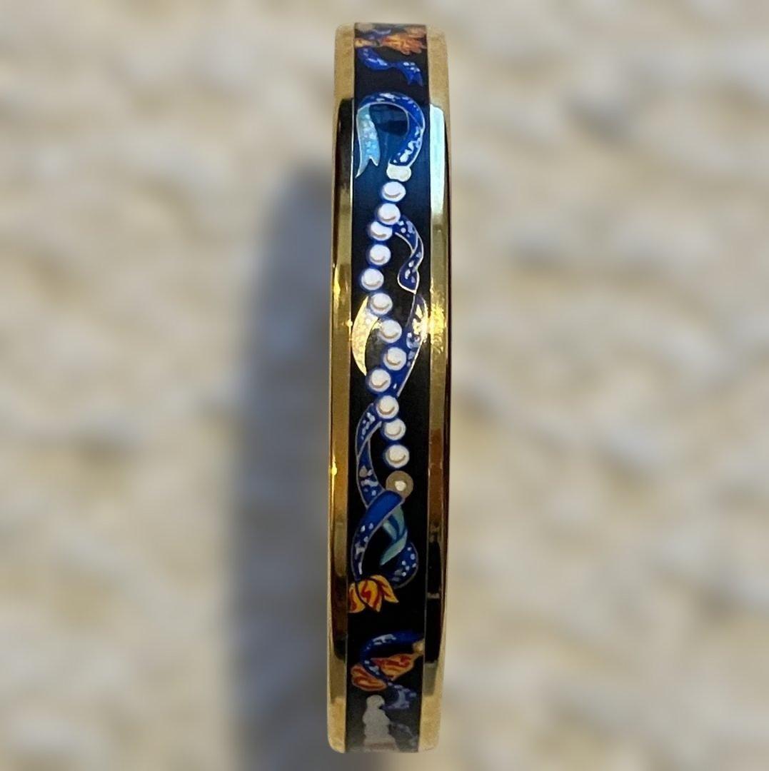 HERMÈS エルメス　エマイユ 　バングル　イヤクリップ　ヴィンテージ