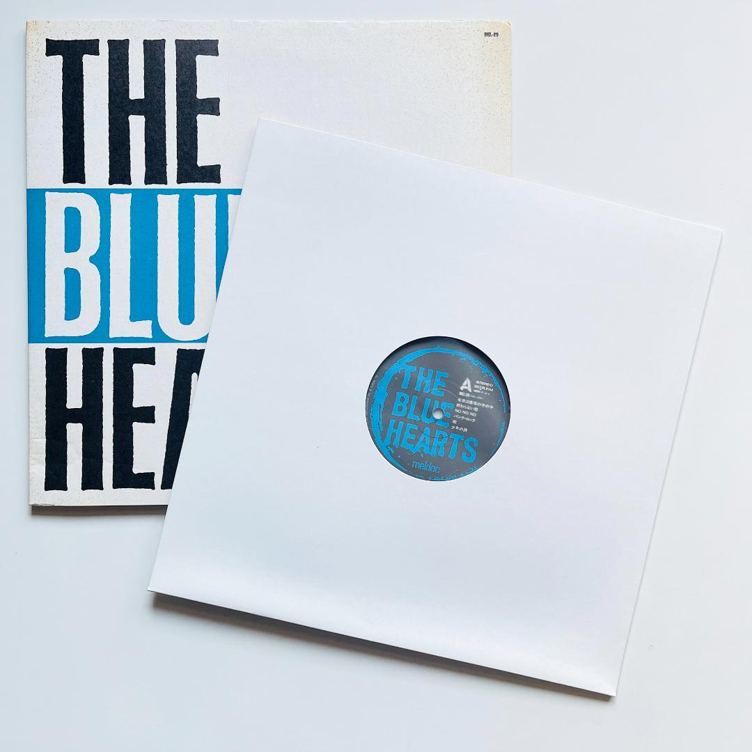 貴重 オリジナル盤 段ボールジャケ レコード ステンシル付 ザ・ブルーハーツ