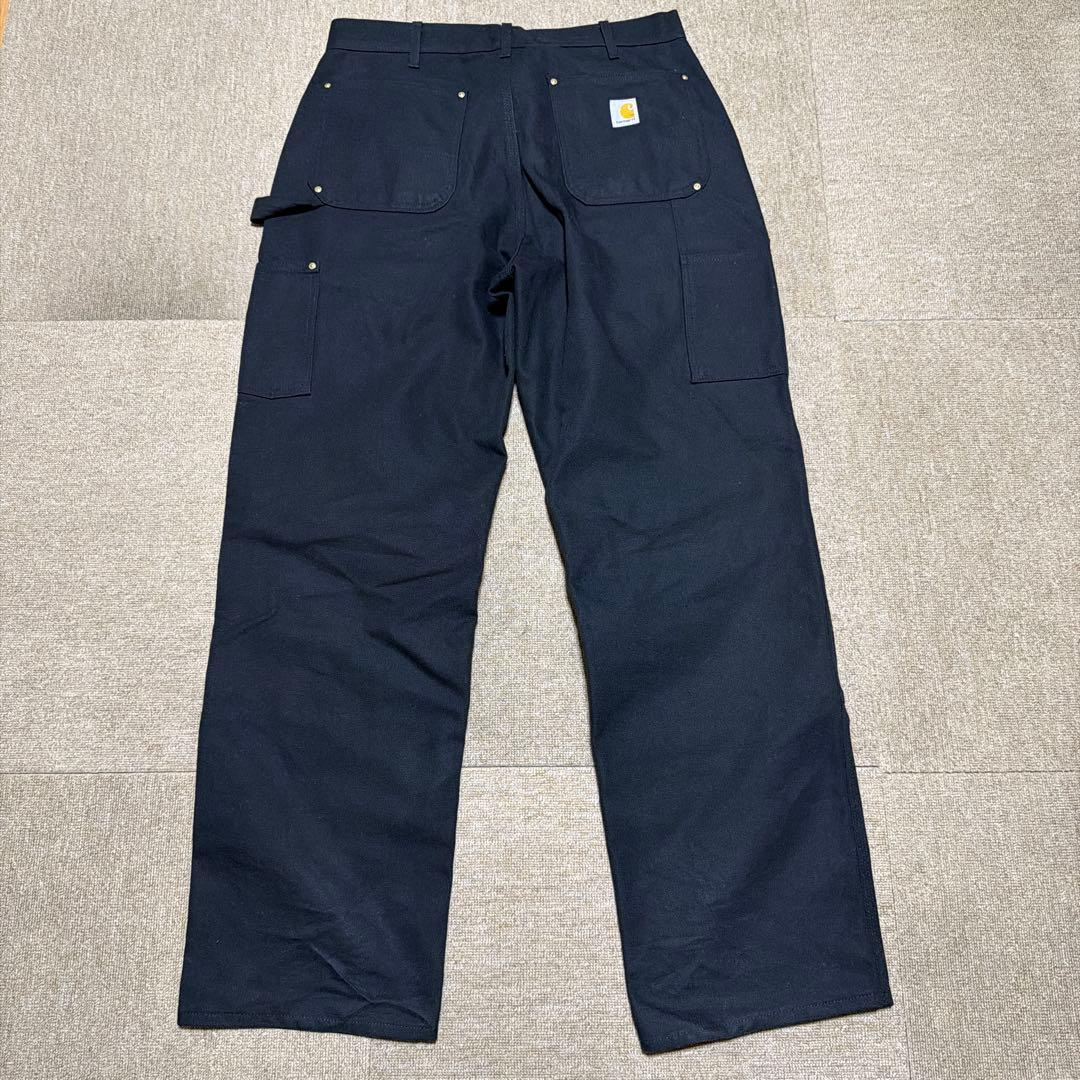 Carhartt ブラック ダブルニーパンツ