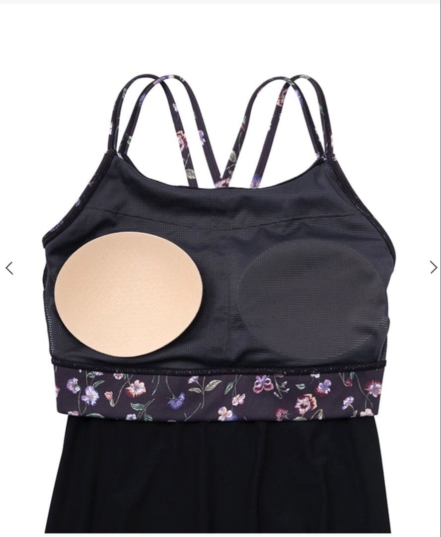 SUKALA スプリングフラワーカバーキャミソール 黒LLサイズ 試着のみ